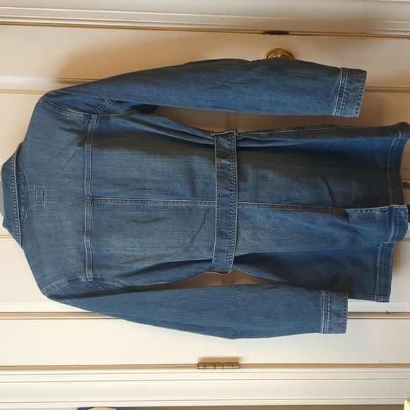 Long denim jacket - Picture 4 of 6
